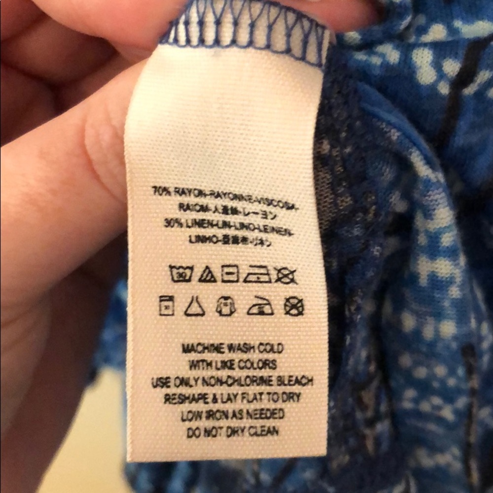 Blue Patterned Top - Picture 5 of 5